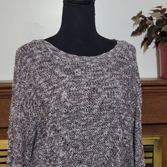 NWT Alley & Gabby Knit Sweater Bow Tie Statement Sleeves - Picture 6 of 9